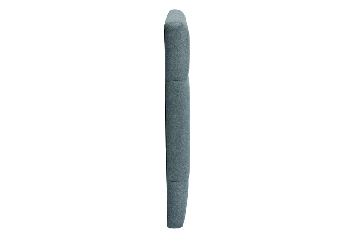 Miliboo Bettkopfteil zum Aufstellen aus graugrünem Stoff B164 cm CHELSEA* Bett-kopfteile