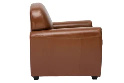Miliboo Brauner Vintage-Ledersessel CLUB* Design-sessel|Sessel