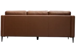 Miliboo Braunes 3-sitziges Designer-Ledersofa OXMO - Büffelleder* Ledersofas