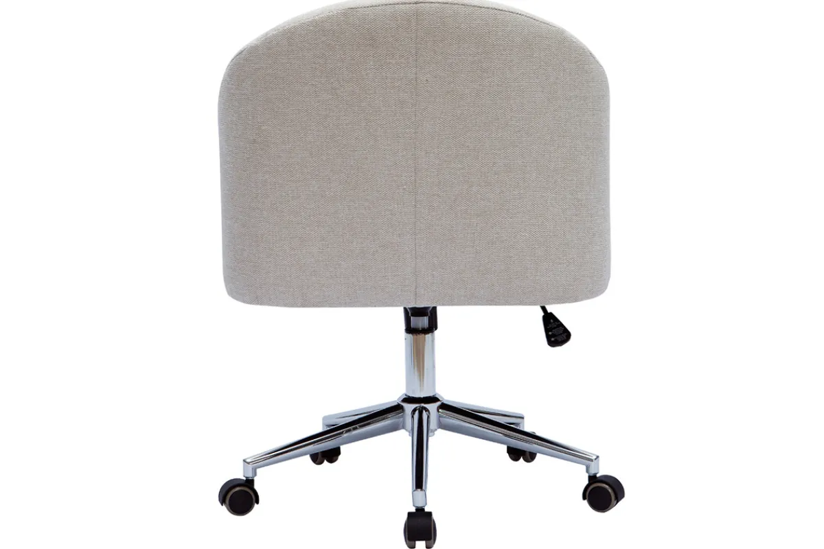 Miliboo Bürosessel im Samtdesign naturfarben SHARON* Bürostühle|Bürostuhl Zum Kleinen Preis
