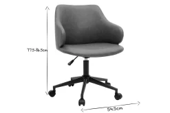 Miliboo Bürosessel modern Braun HEMMY* Bürostühle|Bürostuhl Zum Kleinen Preis