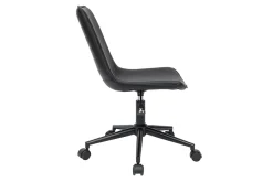 Miliboo Bürostuhl Polyurethan und Metall schwarz LISON* Bürostühle|Bürostuhl Zum Kleinen Preis