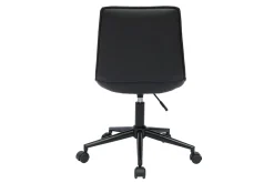 Miliboo Bürostuhl Polyurethan und Metall schwarz LISON* Bürostühle|Bürostuhl Zum Kleinen Preis