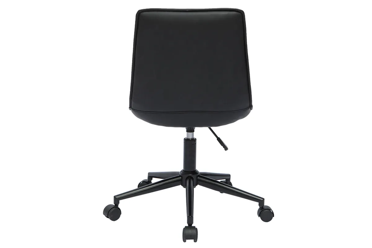 Miliboo Bürostuhl Polyurethan und Metall schwarz LISON* Bürostühle|Bürostuhl Zum Kleinen Preis