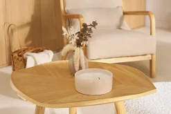 Miliboo Couchtisch aus Holz in Form eines Blattes L60 cm PHYLL* Couchtische|Beistelltische