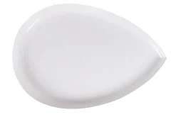 Miliboo Couchtisch lackierter Stahl weiß goldfarbene Füße DROP* Couchtische