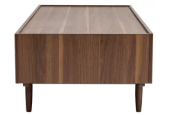 Miliboo Couchtisch mit Schubladen aus dunklem Holz B120 cm SANAA* Couchtische