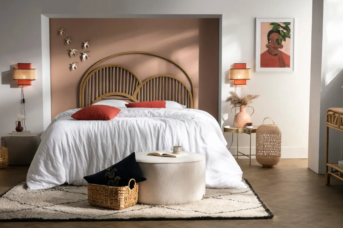 Miliboo Couchtisch mit wendbarer Platte in Blaugrün/Weiß SATEEN* Couchtische|Beistelltische