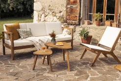 Miliboo Couchtische aus Massivholz (2er-Set) ELQUI* Gartentische