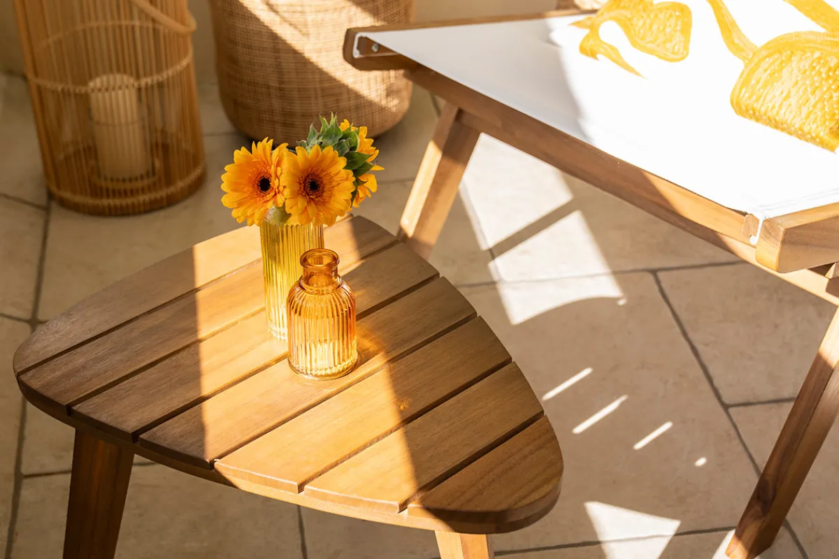 Miliboo Couchtische aus Massivholz (2er-Set) ELQUI* Gartentische