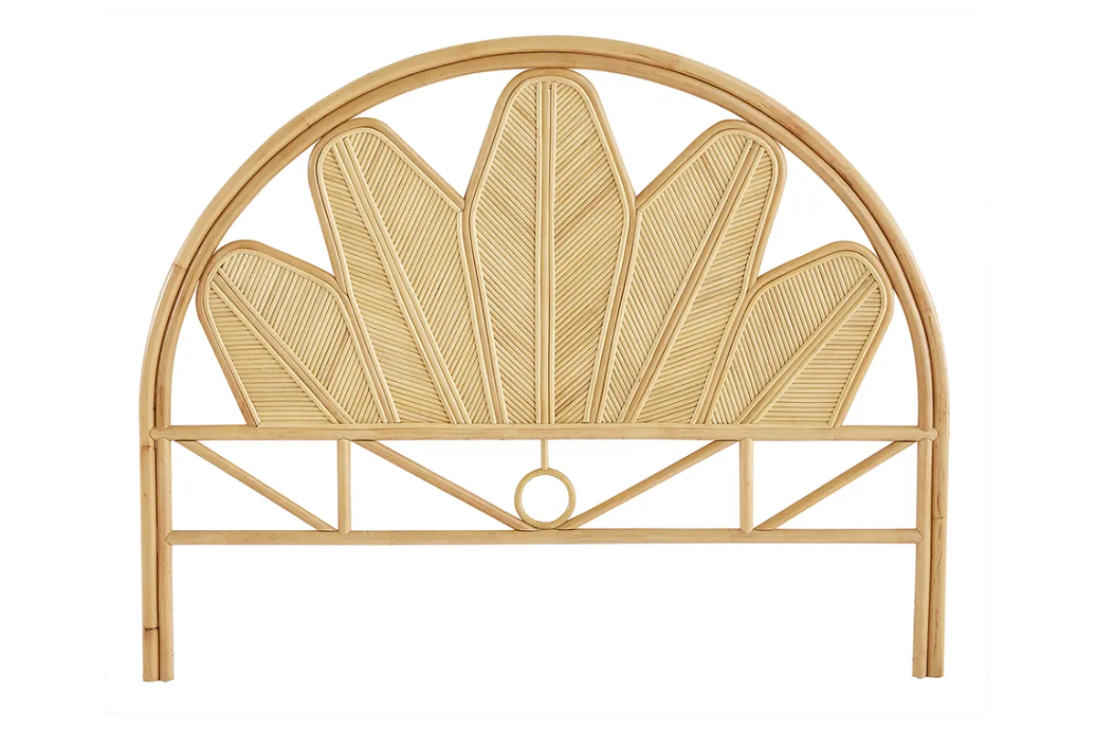 Miliboo Dekoratives Bettkopfteil aus Rattan B160 cm NALAH* Bett-kopfteile