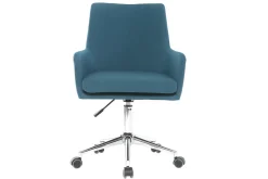 Miliboo Design Bürosessel Stoff Blaugrün SHANA* Bürostühle|Bürostuhl Zum Kleinen Preis