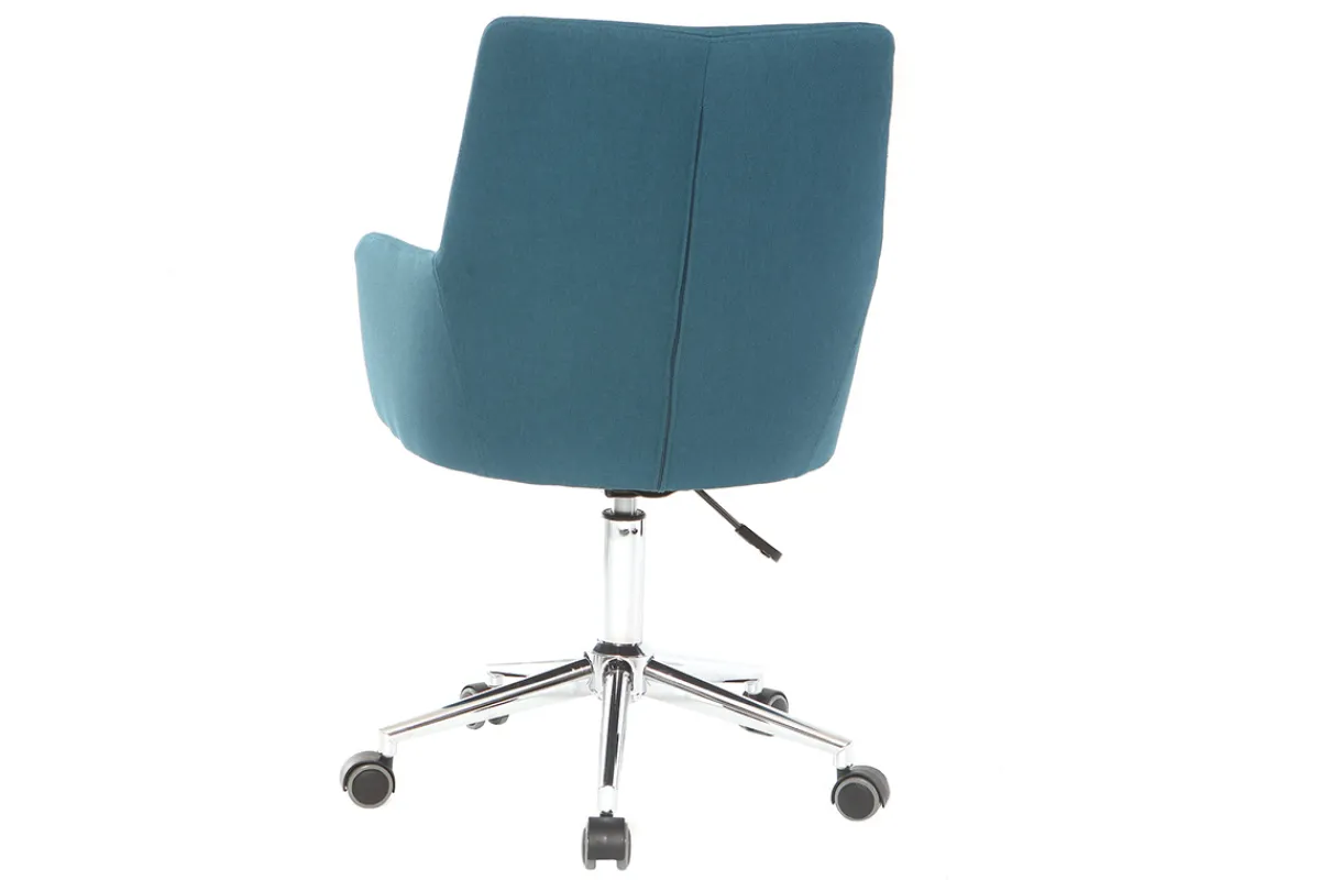 Miliboo Design Bürosessel Stoff Blaugrün SHANA* Bürostühle|Bürostuhl Zum Kleinen Preis