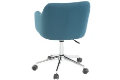 Miliboo Design Bürosessel Stoff Blaugrün BALTIK* Bürostühle|Bürostuhl Zum Kleinen Preis