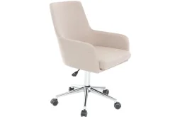 Miliboo Design Bürosessel Stoff Natur SHANA* Bürostühle|Bürostuhl Zum Kleinen Preis