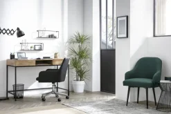 Miliboo Design Bürosessel Stoff Natur SHANA* Bürostühle|Bürostuhl Zum Kleinen Preis