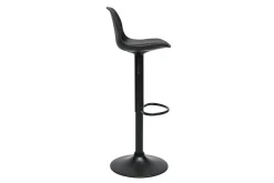 Miliboo Design schwarze Barhocker (2er Set) STEEVY* Barhocker