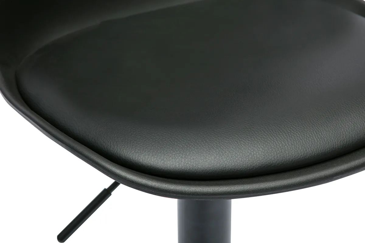 Miliboo Design schwarze Barhocker (2er Set) STEEVY* Barhocker