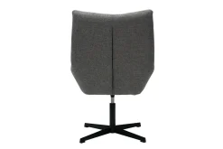 Miliboo Design Sessel im dunkelgrauen strukturiertem Samtdesign drehbar KING* Design-sessel|Sessel