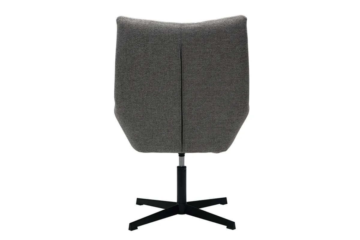 Miliboo Design Sessel im dunkelgrauen strukturiertem Samtdesign drehbar KING* Design-sessel|Sessel