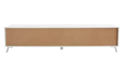 Miliboo Design TV-Möbel mit weißer Hochglanzoberfläche L205 cm NEMA* Tv-lowboards