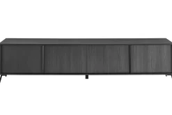 Miliboo Design TV-Möbel schwarz mit Holzoptik L205 cm NEMA* Tv-lowboards