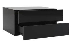 Miliboo Design-Ablagekasten Schwarz 2 Schubladen MAX* Design-schreibtische|Aufbewahrung Büro