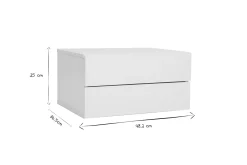 Miliboo Design-Ablagekasten Schwarz 2 Schubladen MAX* Design-schreibtische|Aufbewahrung Büro