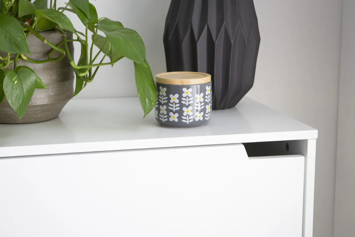 Miliboo Design-Aufbewahrungsmöbel Weiß 3 Türen LEENA*Kinder Bücherregale|Bücherregale
