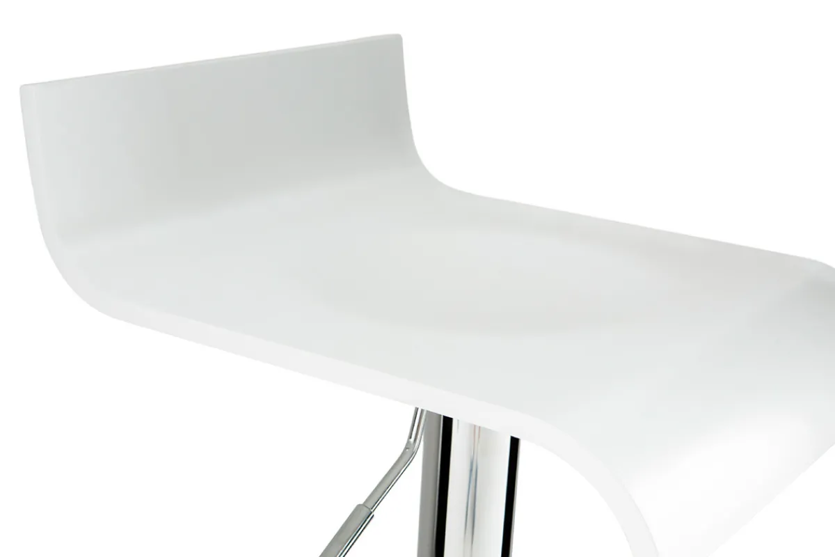 Miliboo Design-Barhocker / Küchenhocker Weiß SURF* Barhocker