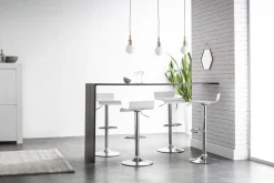 Miliboo Design-Barhocker / Küchenhocker Weiß SURF* Barhocker