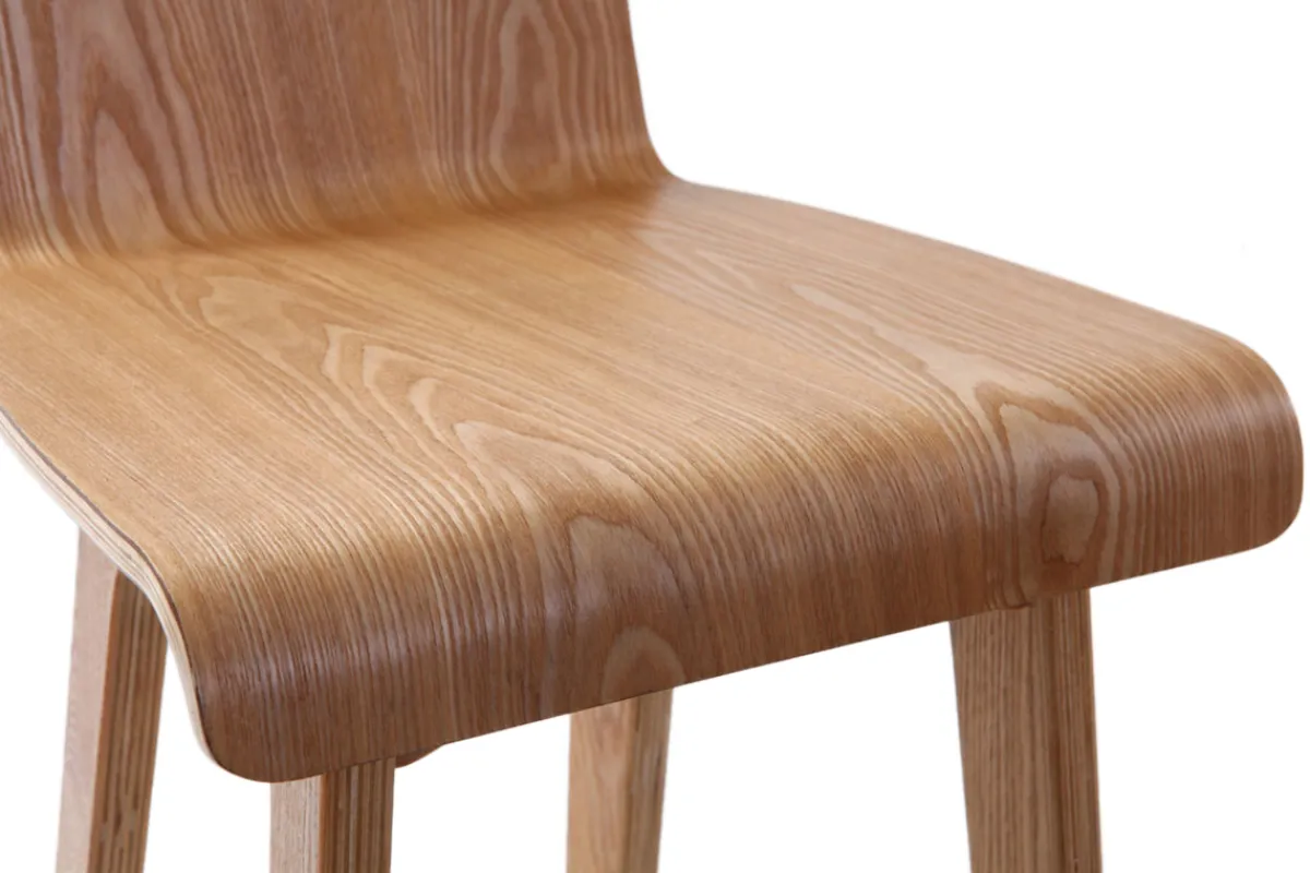 Miliboo Design-Barhocker / -stuhl Holz naturell skandinavisch BALTIK* Barhocker
