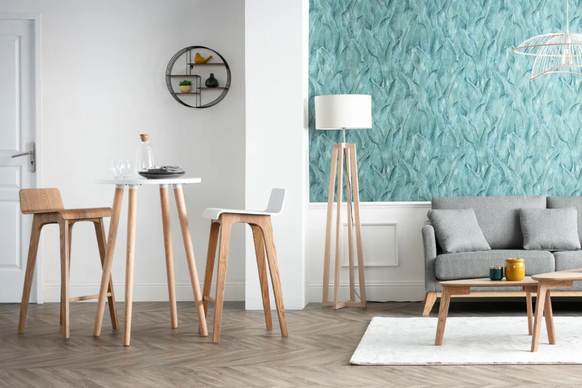 Miliboo Design-Barhocker / -stuhl Holz naturell skandinavisch BALTIK* Barhocker