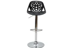 Miliboo Design-Barhocker Barock Schwarz 2er Set BAROCCA.* Barhocker