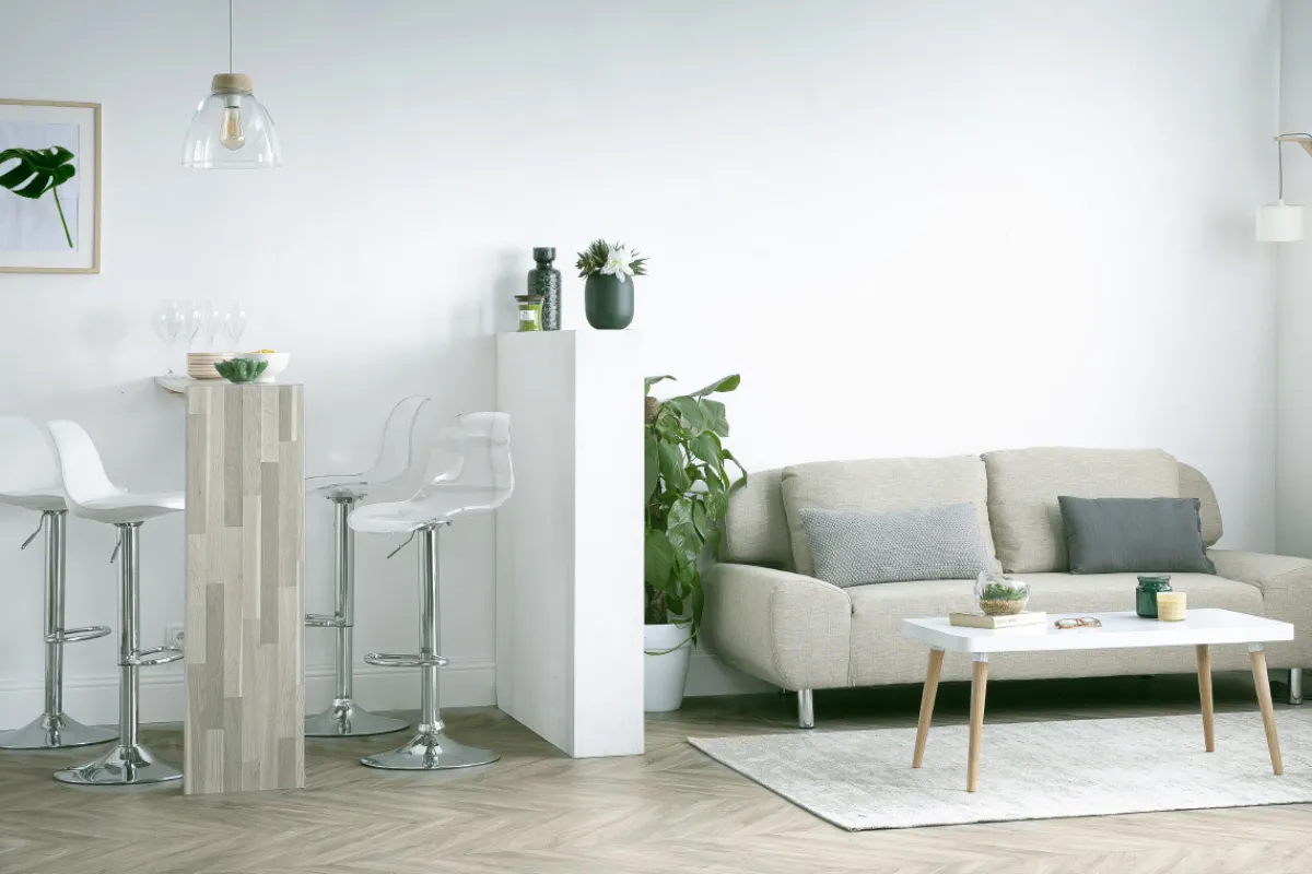 Miliboo Design-Barhocker Grau 2er-Set STEEVY* Barhocker