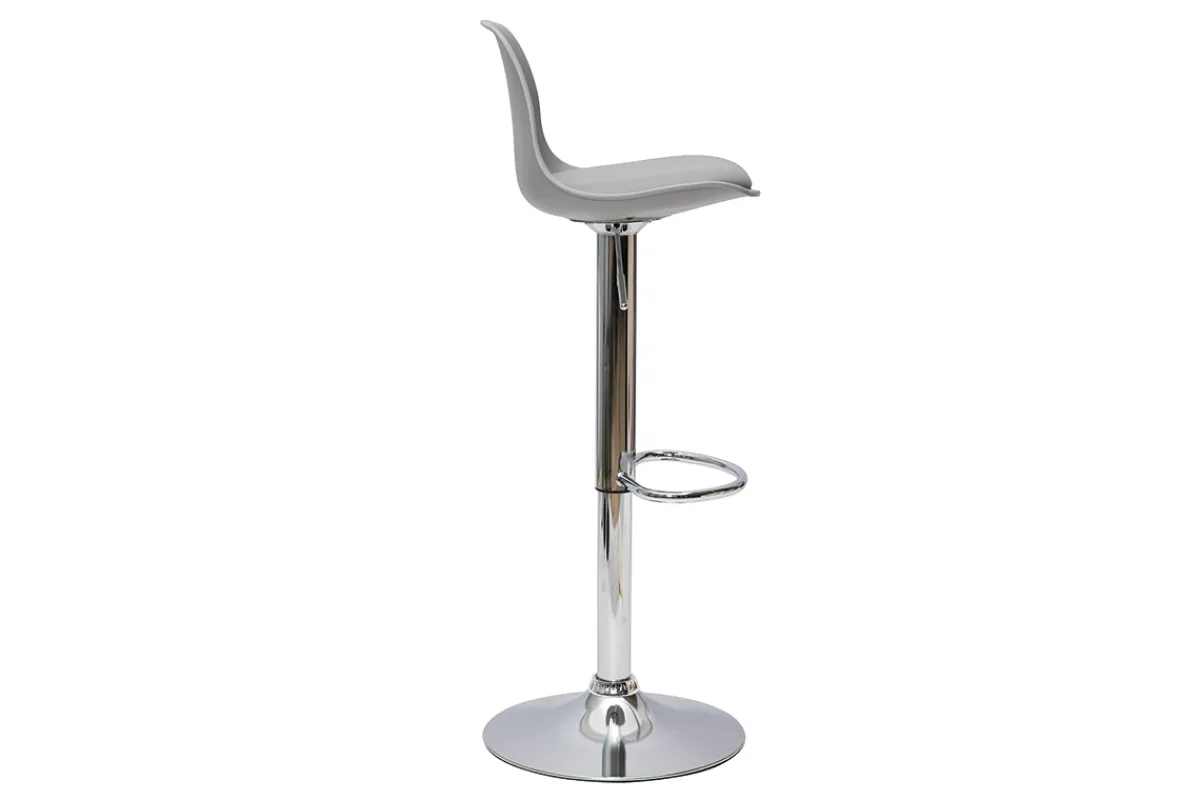 Miliboo Design-Barhocker Hellgrau (2er-Set) STEEVY* Barhocker