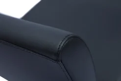 Miliboo Design-Barhocker höhenverstellbar schwarz gebürsteter Edelstahl (2er-Set) SHEINA* Barhocker