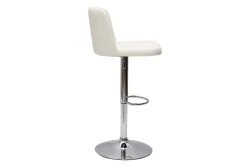 Miliboo Design-Barhocker höhenverstellbar weiß (2er-Set) MONTI* Barhocker