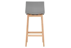 Miliboo Design-Barhocker Holz und Hellgrau 65 cm 2 Stck. NEW SURF* Barhocker