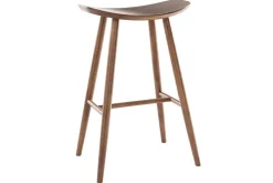 Miliboo Design-Barhocker Nussbaum 72 cm DEMORY* Barhocker