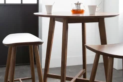 Miliboo Design-Barhocker Nussbaum 72 cm DEMORY* Barhocker
