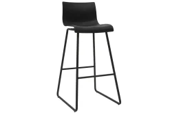 Miliboo Design-Barhocker Schwarz 76 cm (2er-Set) ONA* Barhocker
