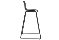 Miliboo Design-Barhocker Schwarz 76 cm (2er-Set) ONA* Barhocker
