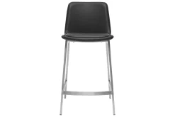 Miliboo Design-Barhocker Schwarz 66 cm (2er-Set) ARSENE* Barhocker