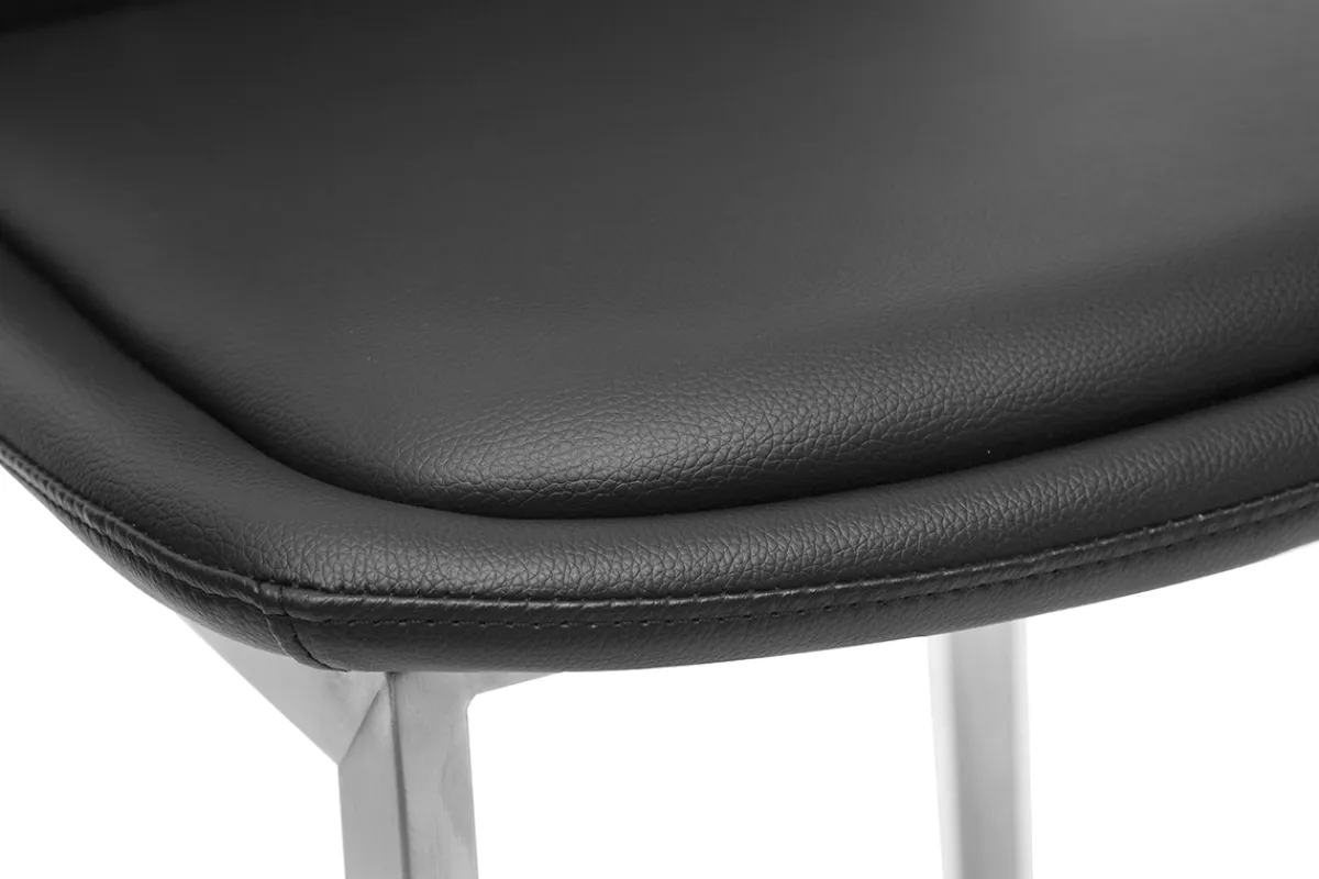 Miliboo Design-Barhocker Schwarz 66 cm (2er-Set) ARSENE* Barhocker