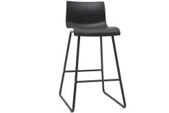 Miliboo Design-Barhocker Schwarz 65cm (2er-Set) ONA* Barhocker