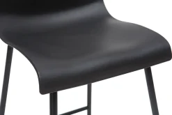 Miliboo Design-Barhocker Schwarz 65cm (2er-Set) ONA* Barhocker