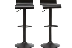 Miliboo Design-Barhocker schwarz (2er-Set) SURF* Barhocker