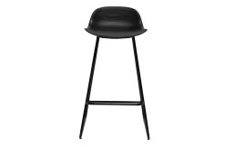 Miliboo Design-Barhocker schwarz (2er-Satz) ELLA* Barhocker