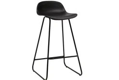 Miliboo Design-Barhocker schwarz (2er-Satz) ELLA* Barhocker